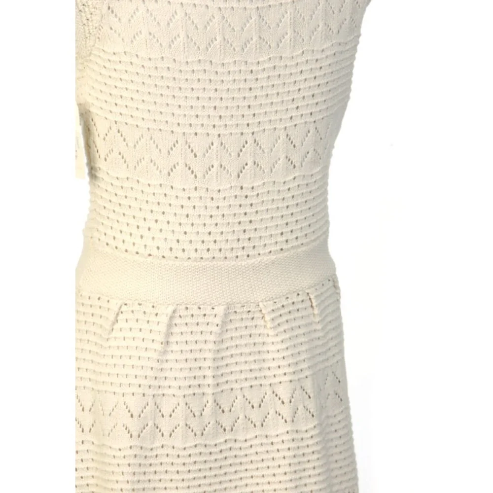 NWT Jessica Simpson Casual White  Knit Summer Dress size S - Picture 5 of 5